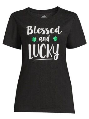 Celebrate It Black 'Blessed and Lucky' Graphic Tee